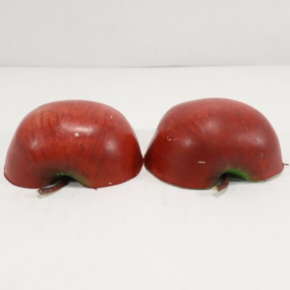 4 Vintage Apple Half Refrigerator Magnets Fridge Food Decor Life Like - Picture 6 of 8